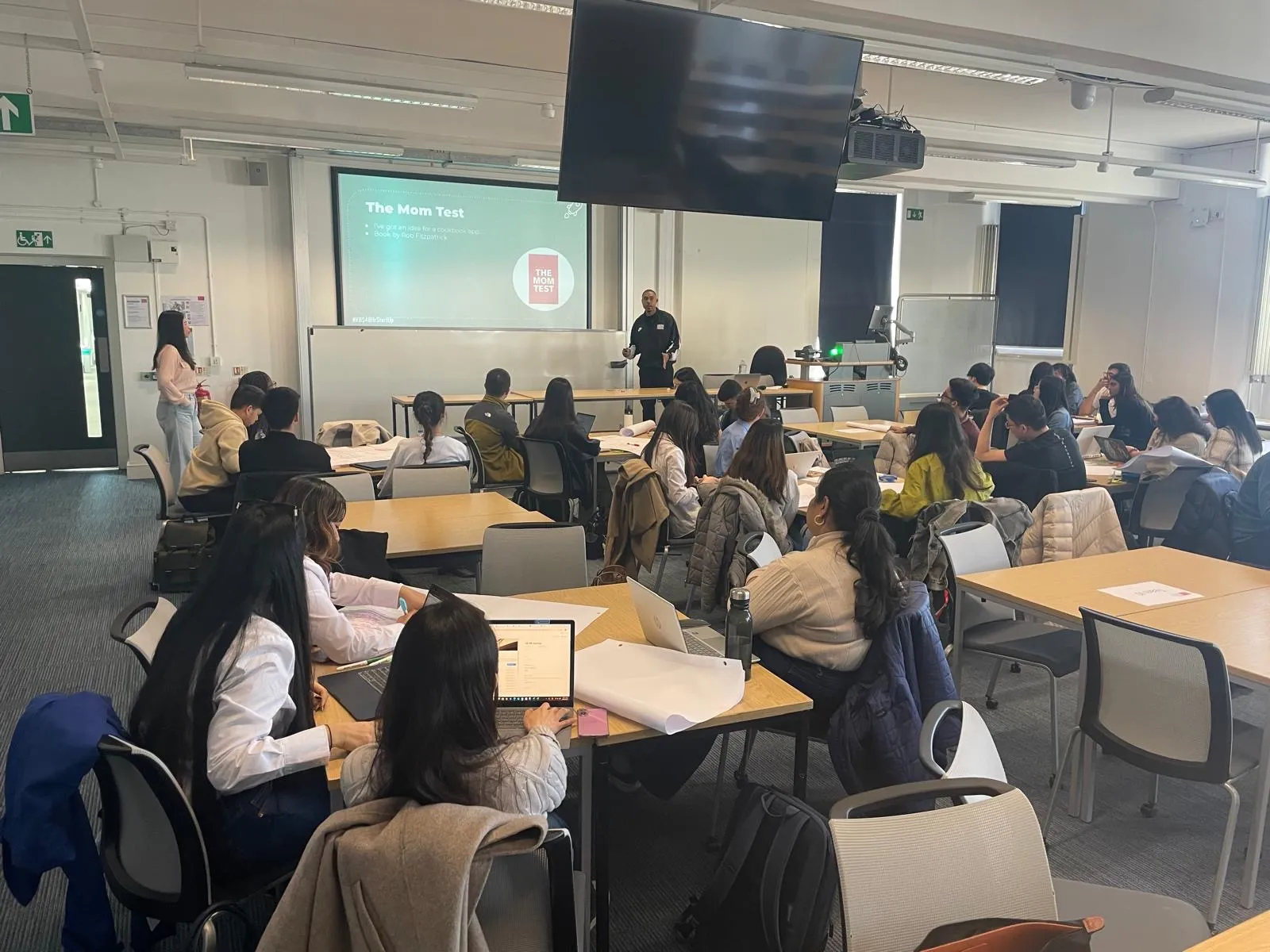 Teams learning the Mom Test before their customer interviews